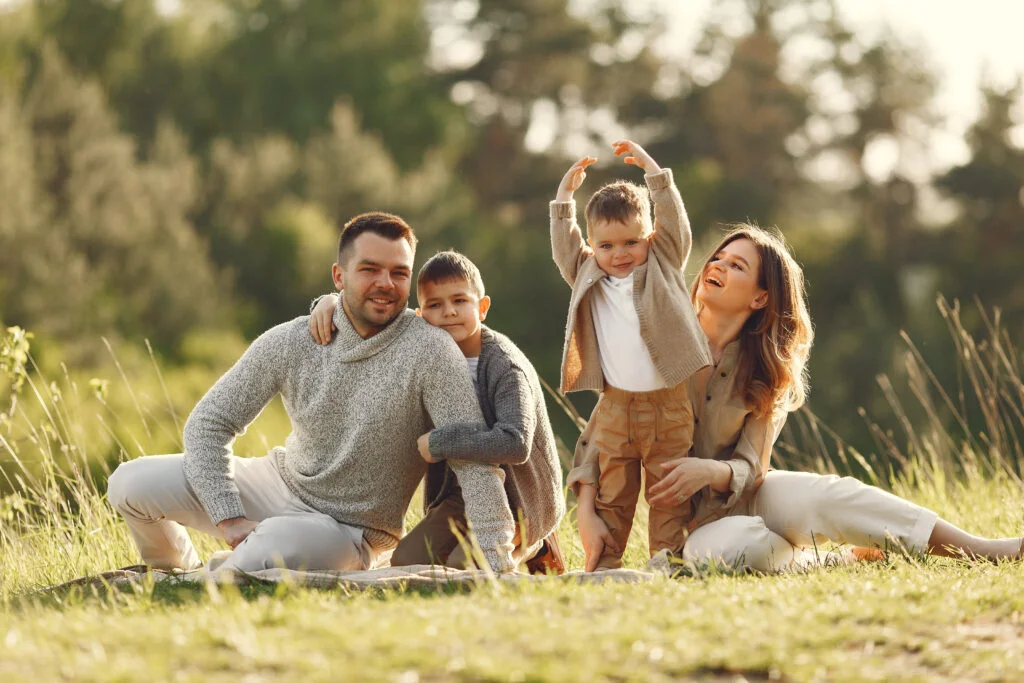 Cute family playing summer field 1024x683 1